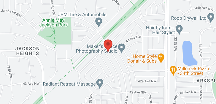 map of 4344 38 ST NW